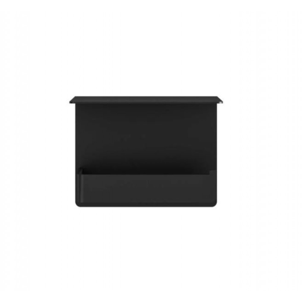 Χαρτοθήκη επιτοίχια με ράφι black Sealskin Elementals 