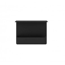 Χαρτοθήκη επιτοίχια με ράφι black Sealskin Elementals 