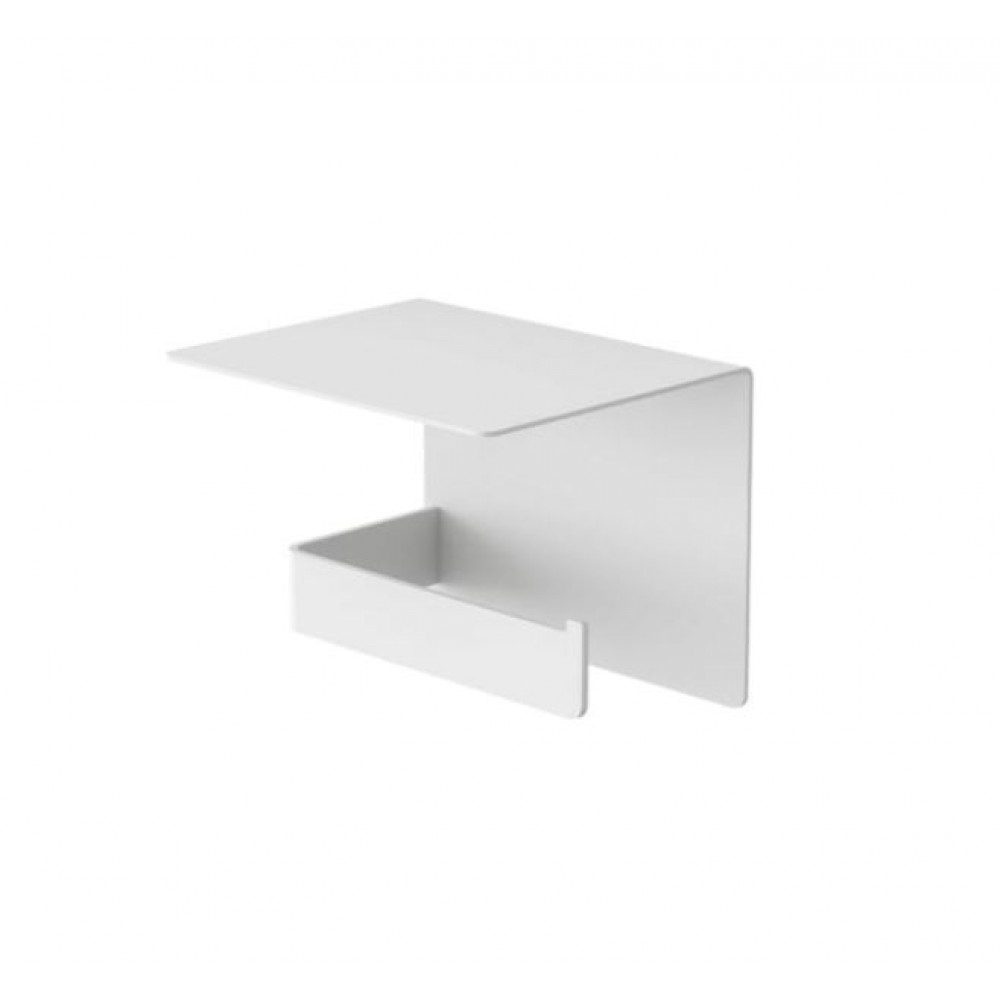 Χαρτοθήκη επιτοίχια με ράφι white Sealskin Elementals 