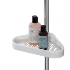 Ράφι ντους τριπλό με τηλεσκοπική ράβδο silver/white Sealskin Elementals 