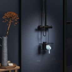 Κρεμαστό καλάθι για βρύση black Sealskin Elementals 