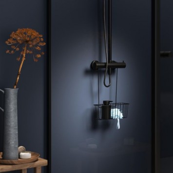 Κρεμαστό καλάθι για βρύση black Sealskin Elementals 