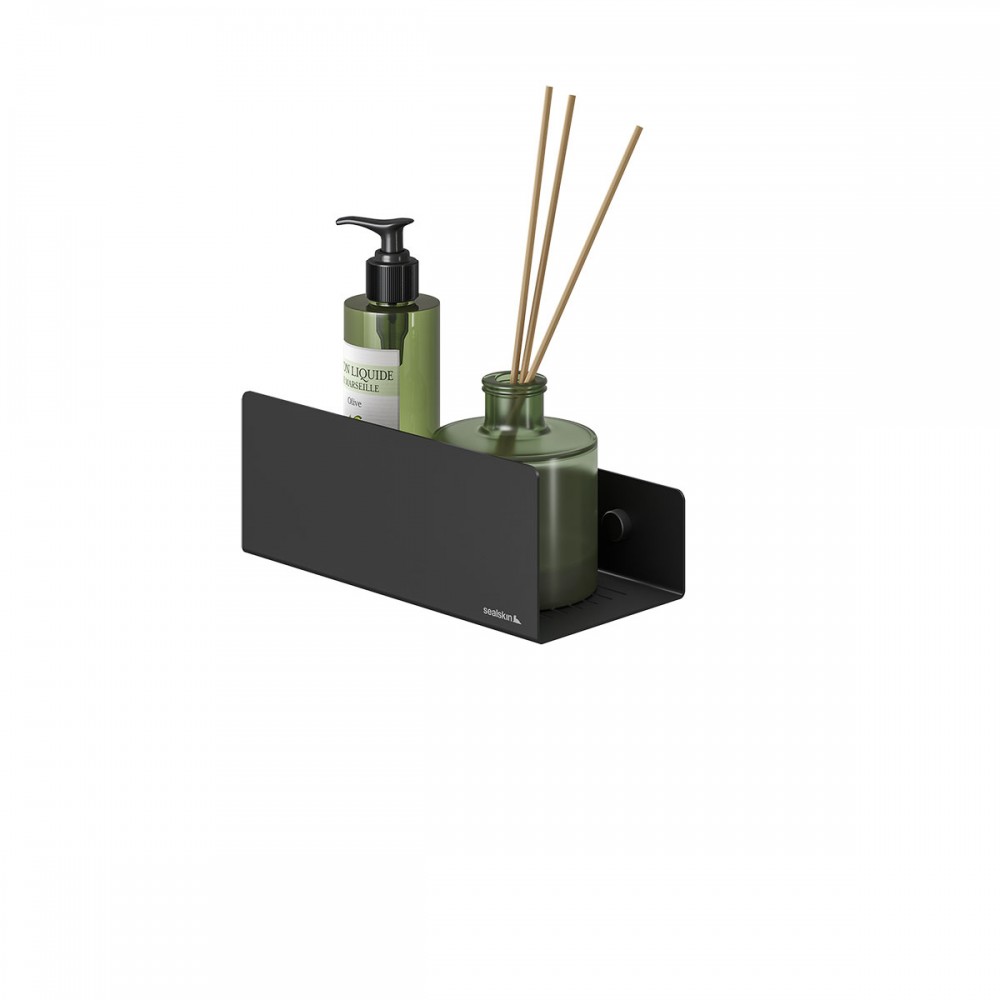 Brix black ράφι τοίχου 20cm Sealskin