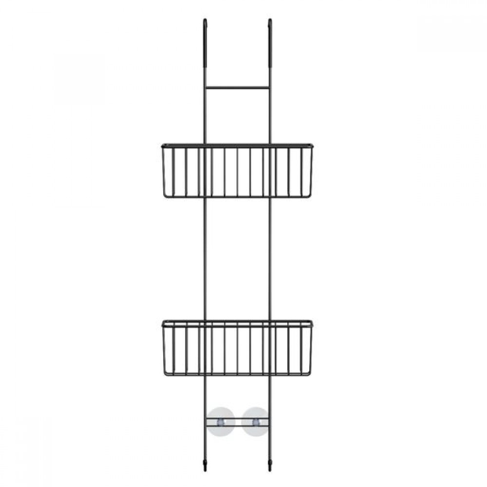 Κρεμαστό διπλό καλάθι για πόρτα black Sealskin Elementals 