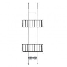 Κρεμαστό διπλό καλάθι για πόρτα black Sealskin Elementals 