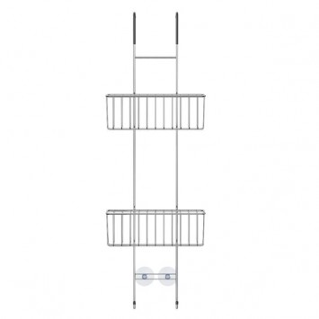 Κρεμαστό διπλό καλάθι για πόρτα chrome Sealskin Elementals 