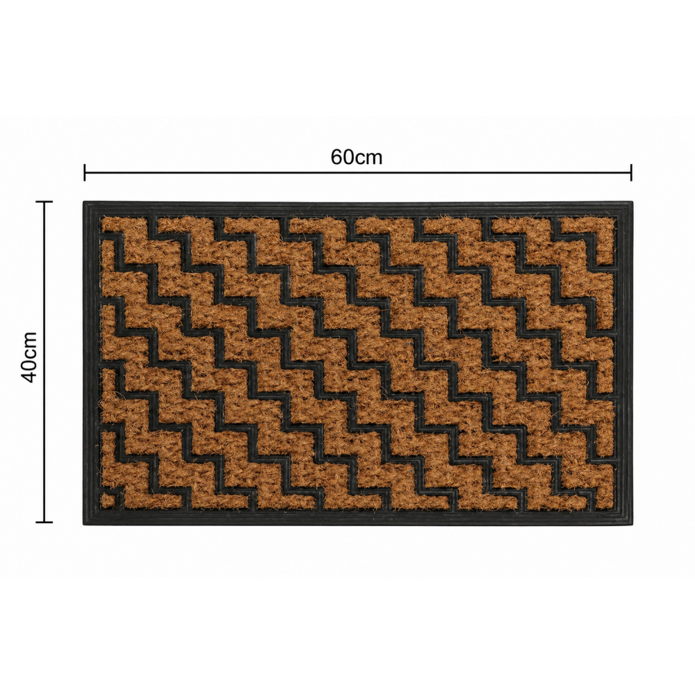Πατάκι Εισόδου Καουτσούκ & Κοκοφοίνικας 40x60cm 0003003 MRShome