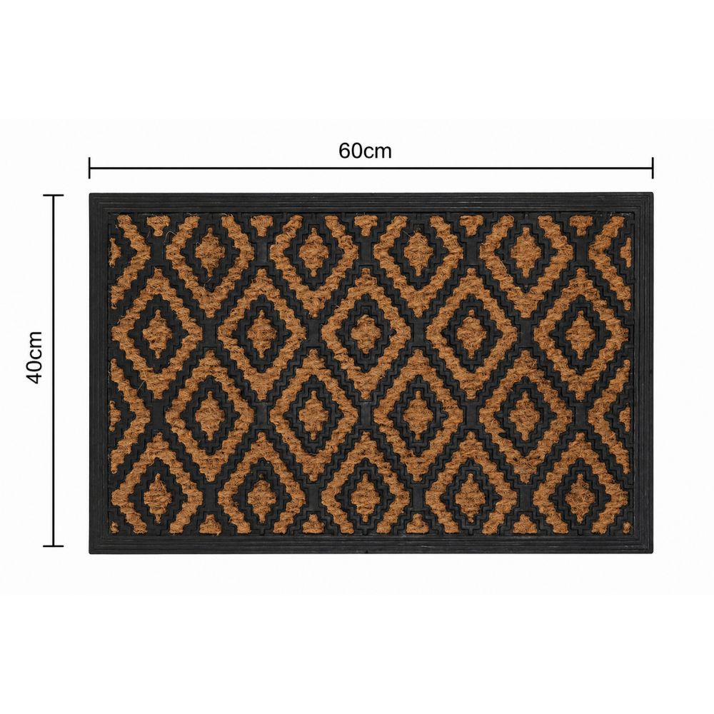 Πατάκι Εισόδου Καουτσούκ & Κοκοφοίνικας 40x60cm 0003004 MRShome