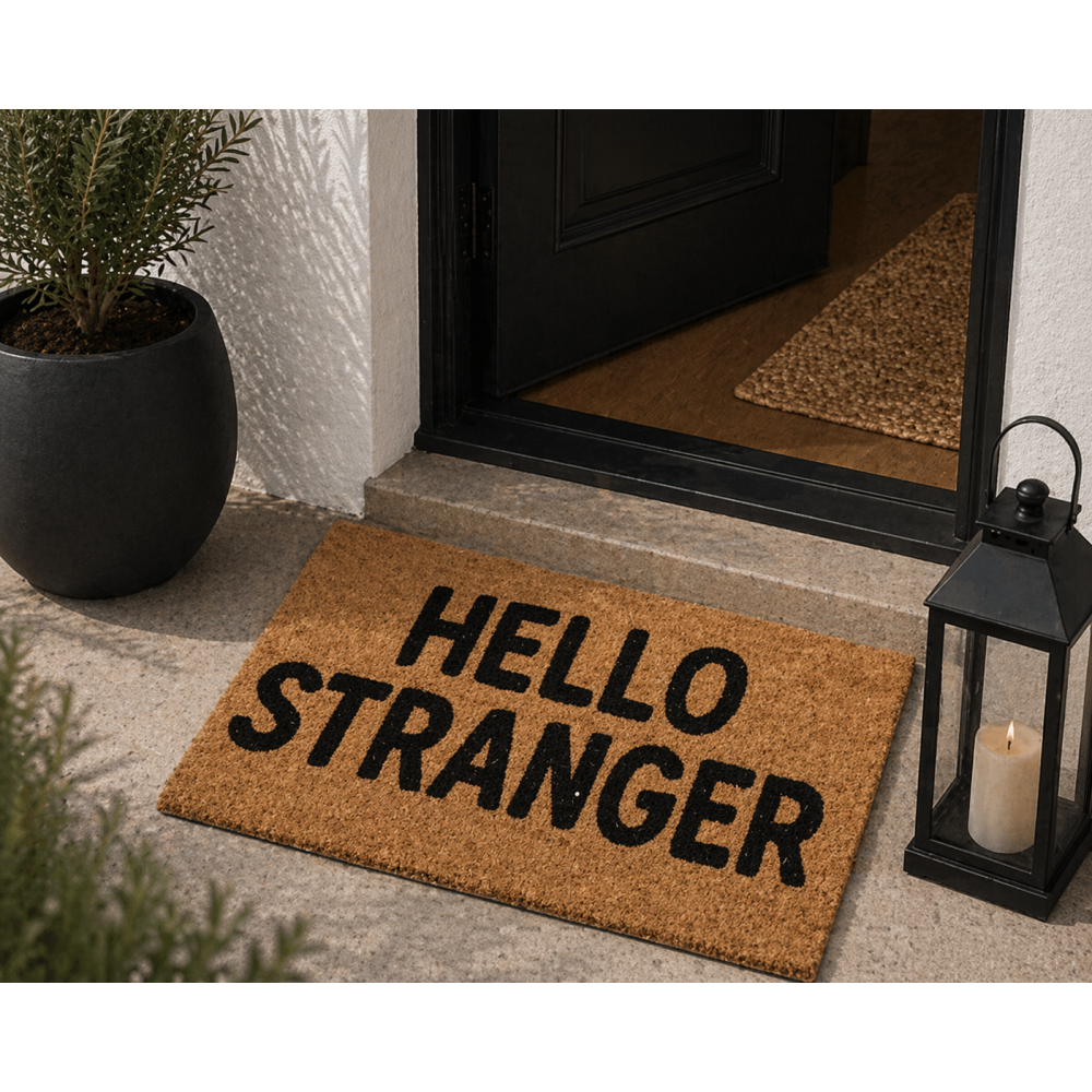 Πατάκι Εισόδου 39x59cm ''HELLO STRANGER'' MRShome