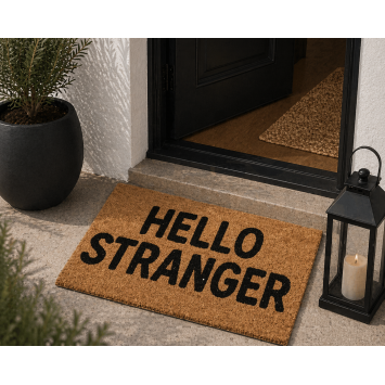 Πατάκι Εισόδου 39x59cm ''HELLO STRANGER'' MRShome