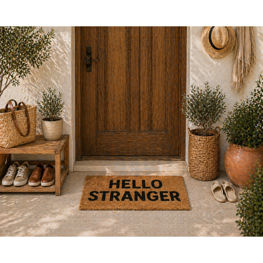 Πατάκι Εισόδου 39x59cm ''HELLO STRANGER'' MRShome