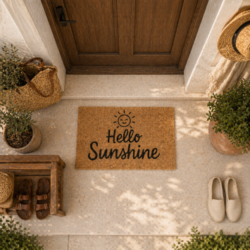 Πατάκι Εισόδου 39x59cm ''Hello Sunshine'' MRShome