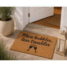 Πατάκι Εισόδου 39x59cm ''More bubbles, less troubles'' MRShome