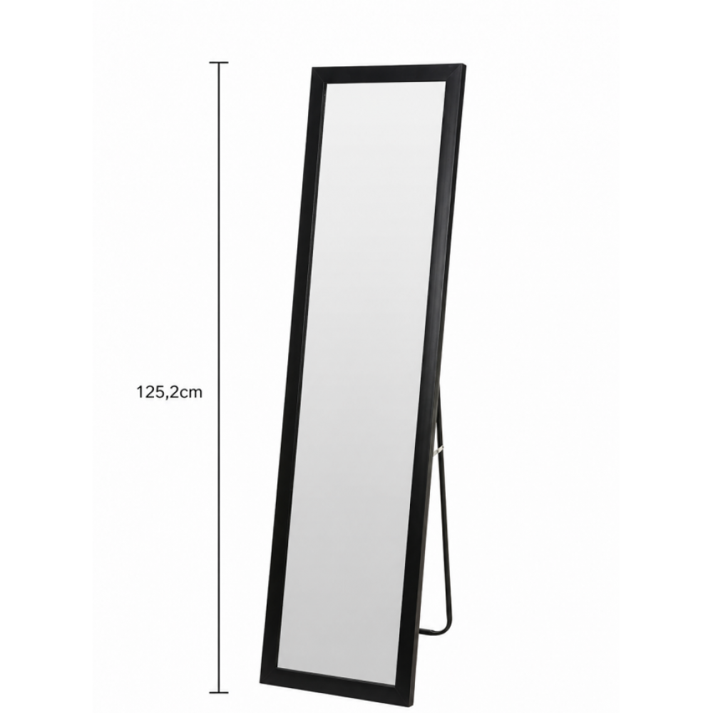 Επιδαπέδιος Καθρέπτης PS 125.2cm Black MRShome