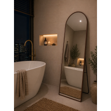 Επιδαπέδιος Καθρέπτης Αλουμινίου 150cm Woodlook MRShome