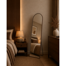 Επιδαπέδιος Καθρέπτης Αλουμινίου 150cm Woodlook MRShome