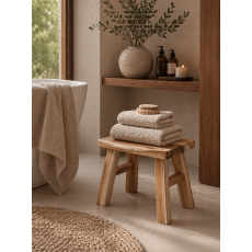 Διακοσμητικό Σκαμνάκι από Teakwood 31x19x25cm MRShome
