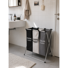 Καλάθι Απλύτων Polyester με Σκελετό Αλουμινίου 58x40cm MRShome