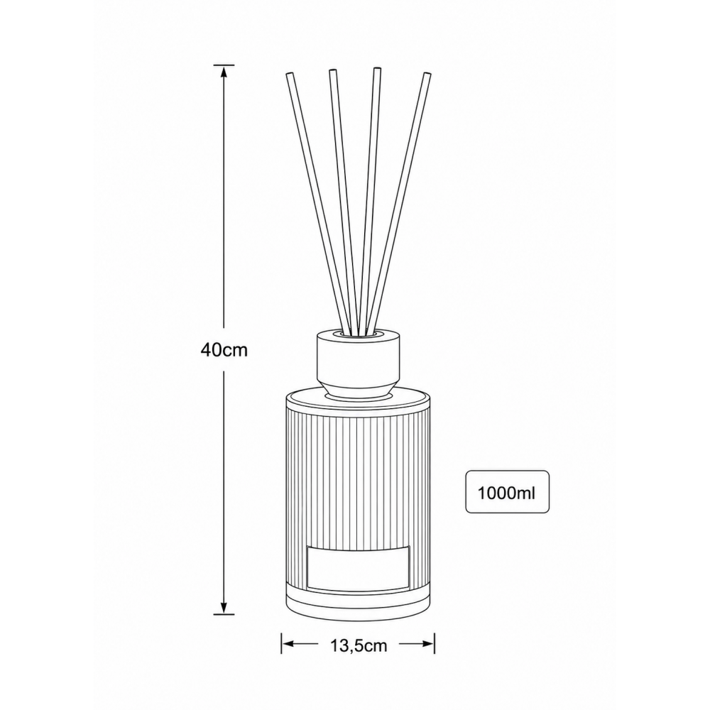 Αρωματικό Χώρου με Sticks 1000ml Warm Cotton MRShome