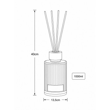 Αρωματικό Χώρου με Sticks 1000ml Warm Cotton MRShome