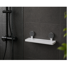 Ράφι Μπάνιου από ABS 32x11.5x11.7cm White/Grey MRShome