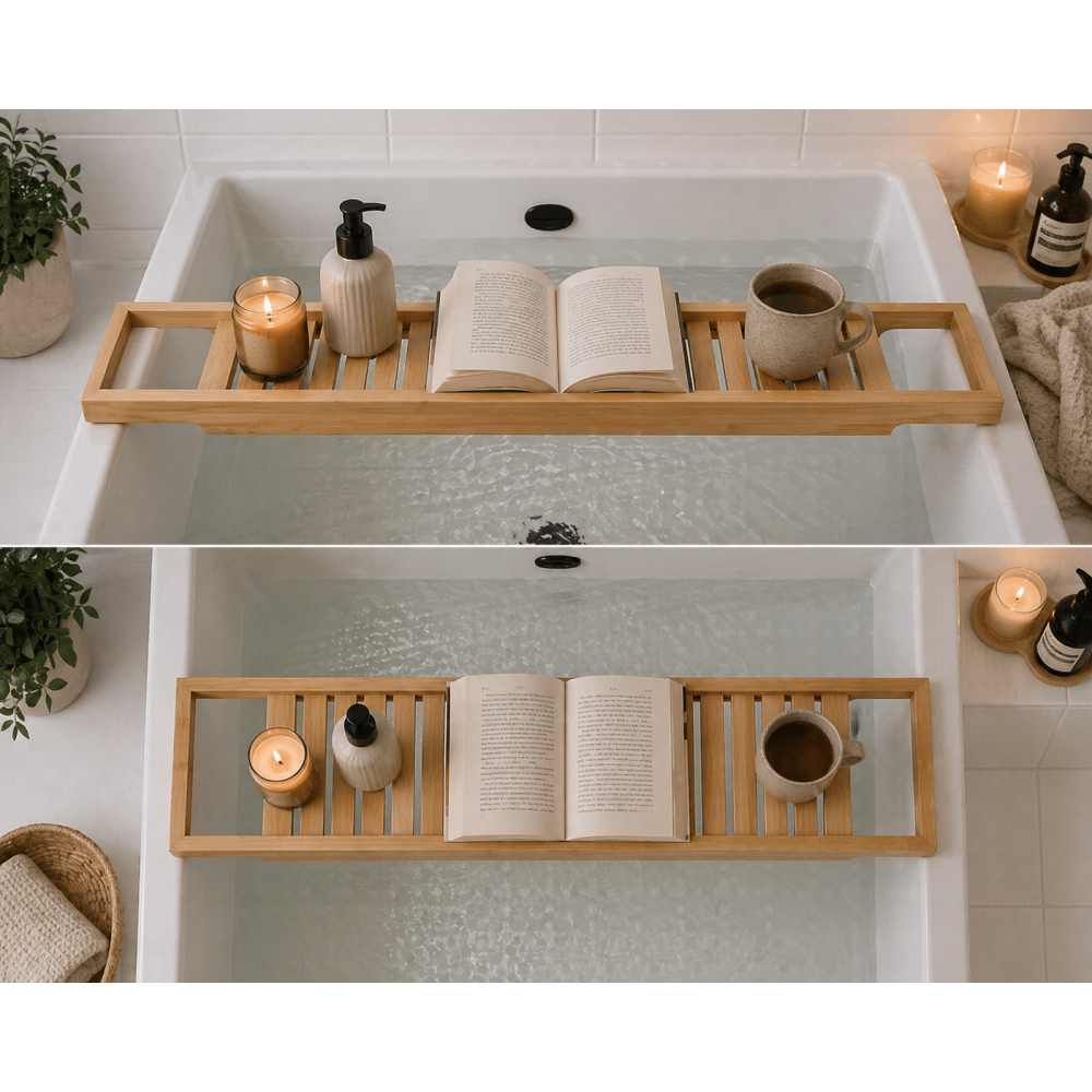 Ραφάκι Μπανιέρας Bamboo 64.5x15cm MRShome