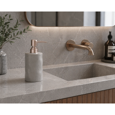Δοχείο Κρεμοσάπουνου Stoneware 300ml 9x7.3x17.5cm Cool Grey 5U MRShome