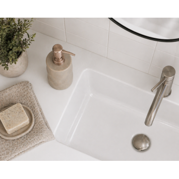 Δοχείο Κρεμοσάπουνου Stoneware 300ml 9x7.3x17.5cm Warm Grey 2U MRShome