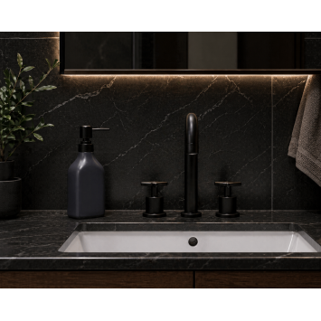 Δοχείο Κρεμοσάπουνου Stoneware 350ml 9x6x19.5cm Black 6U MRShome
