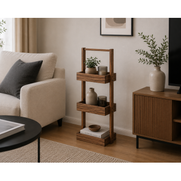 Έπιπλο MDF με 3 Ράφια 26x17x70cm Καφέ MRShome