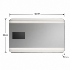 Καθρέπτης με LCD Οθόνη και Φωτισμό 120x7.5x60cm MRShome
