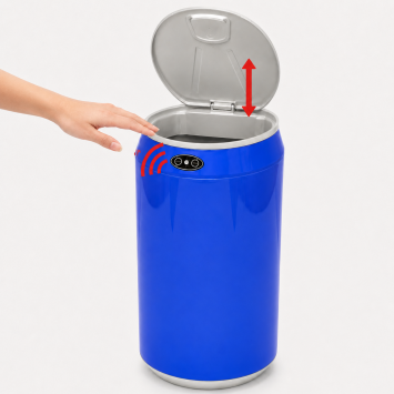 Αυτόματος Κάδος με Φωτοκύτταρο 12lt Μπλε Φ24x48.4cm MRShome
