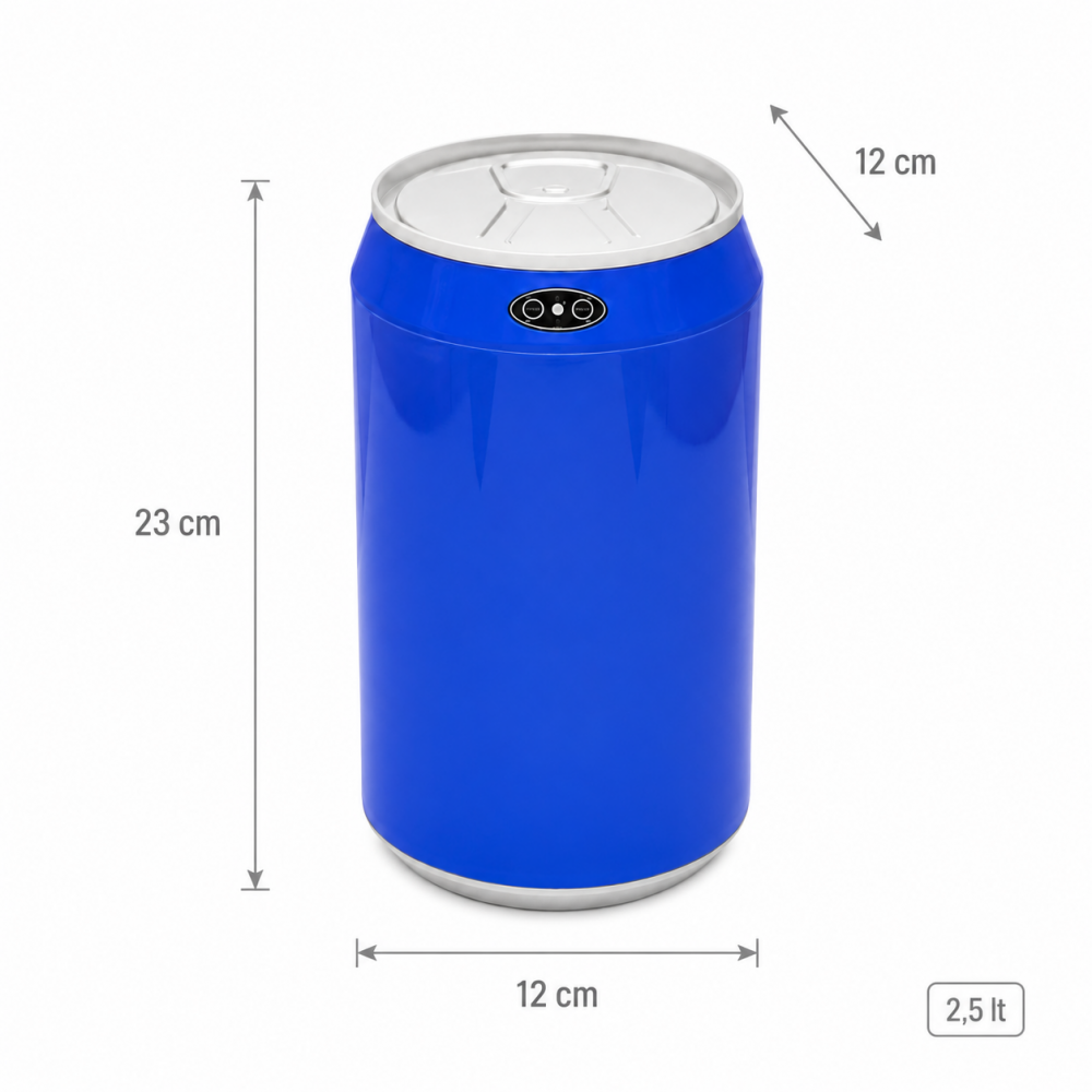Αυτόματος Κάδος με Φωτοκύτταρο 2.5lt Μπλε Φ12x23cm MRShome