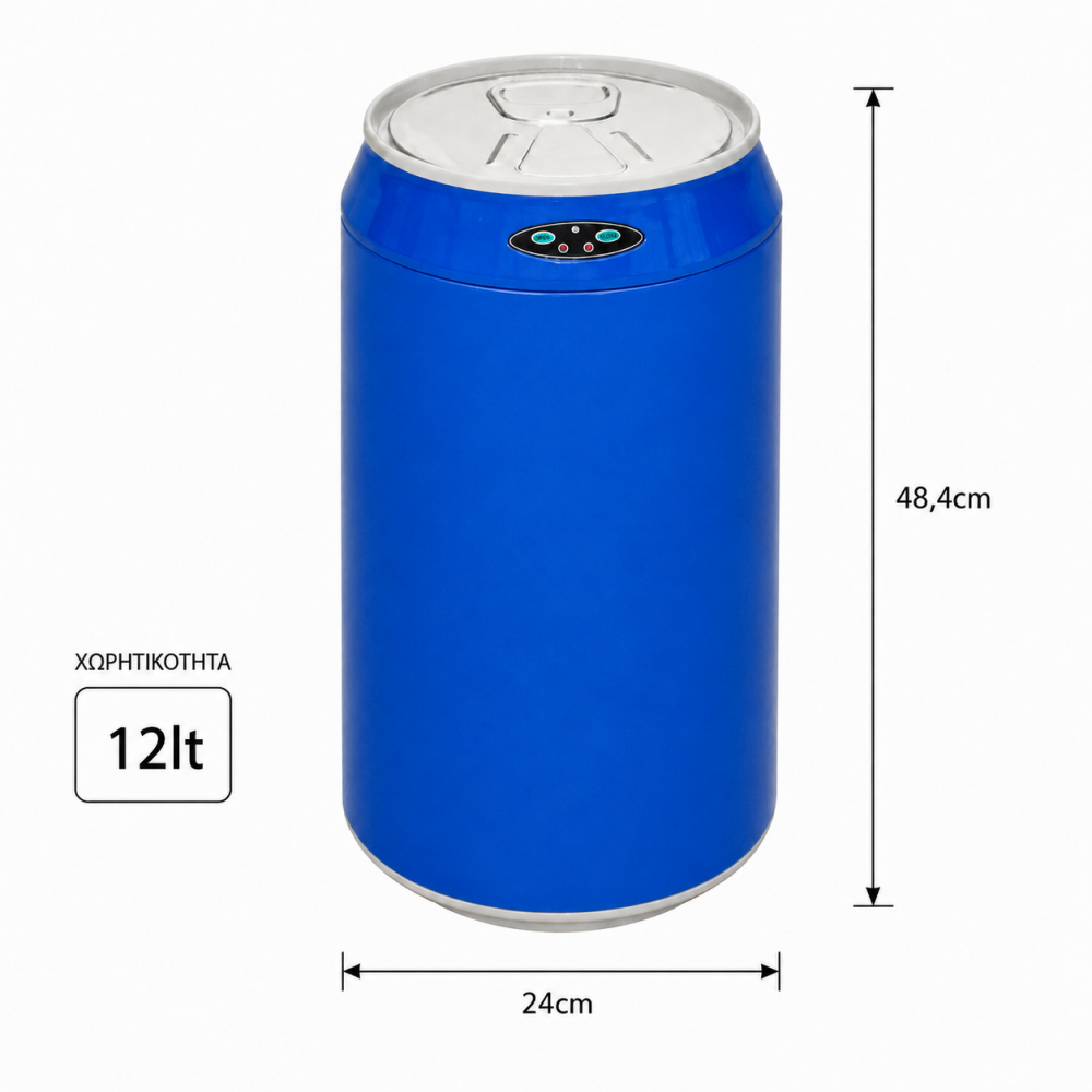 Αυτόματος Κάδος με Φωτοκύτταρο 12lt Μπλε Φ24x48.4cm MRShome