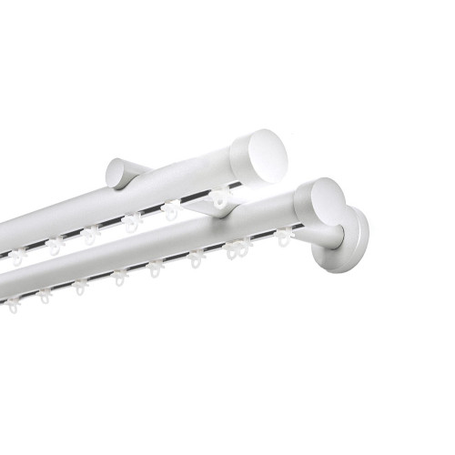 Σιδηρόδρομος Toledo Φ25mm Λευκός Διπλός 160cm MRShome