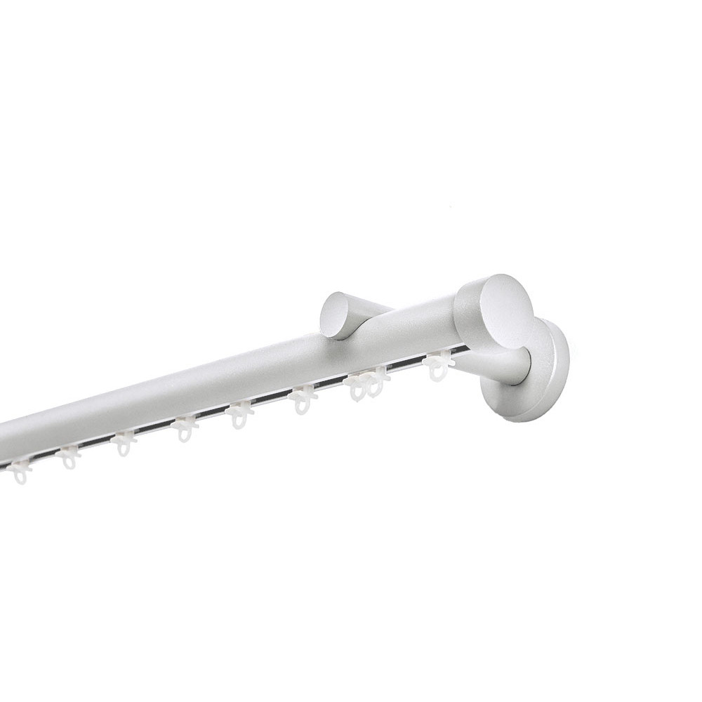 Σιδηρόδρομος Toledo Φ25mm Λευκός Μονός 160cm MRShome
