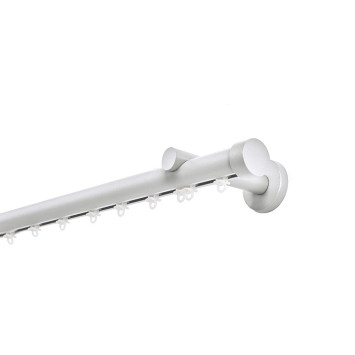 Σιδηρόδρομος Toledo Φ25mm Λευκός Μονός 160cm MRShome