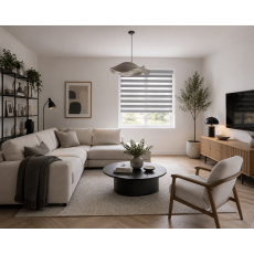 Double Ρόλερ Ρυθμιζόμενης Σκίασης 80x230cm Γκρι MRShome