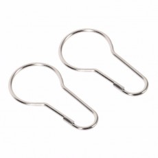 Curtain Hooks 12pcs metal κρίκοι κουρτίνας μπάνιου MRShome