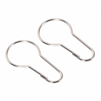 Curtain Hooks 12pcs metal κρίκοι κουρτίνας μπάνιου MRShome