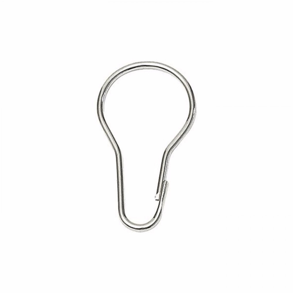 Curtain Hooks 12pcs metal κρίκοι κουρτίνας μπάνιου MRShome