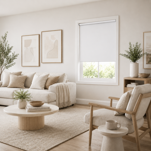 Ρόλερ Μερικής Σκίασης 120x230cm Off-White MRShome