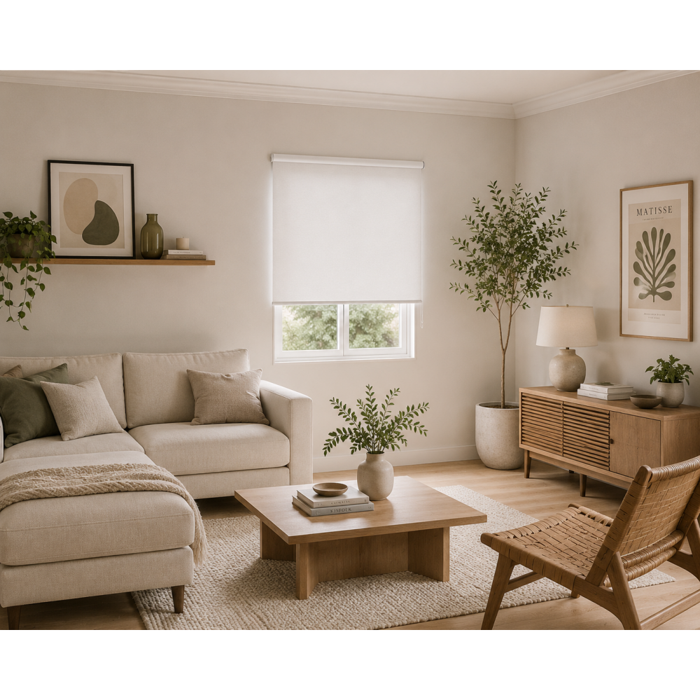 Ρόλερ Μερικής Σκίασης 100x230cm Off-White MRShome