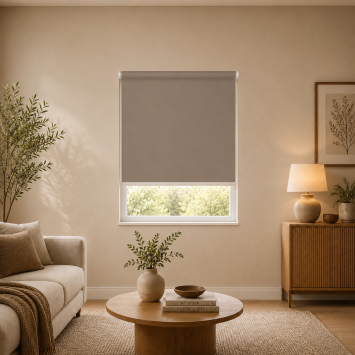 Ρόλερ Μερικής Σκίασης 80x230cm Καφέ MRShome