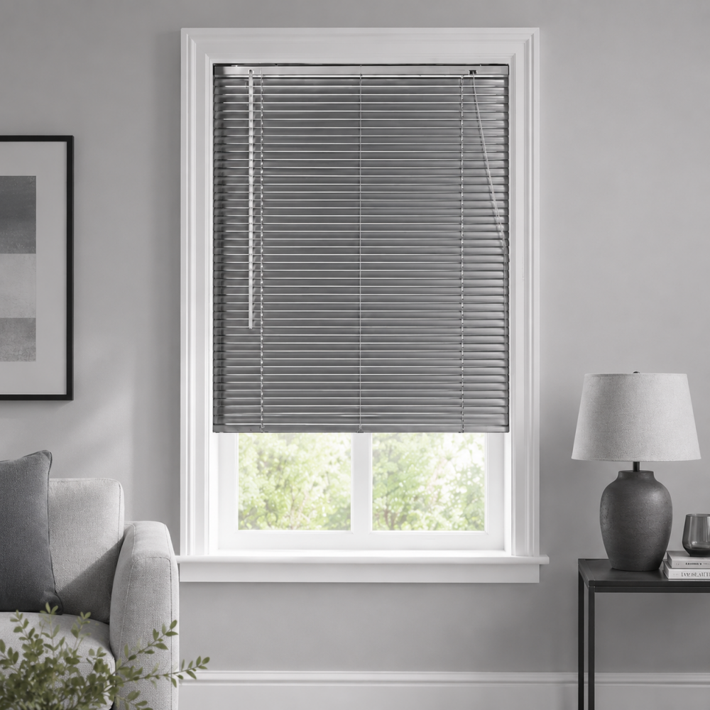 Μεταλλικό Στόρι αλουμινίου 25mm 140x140cm Γκρι MRShome