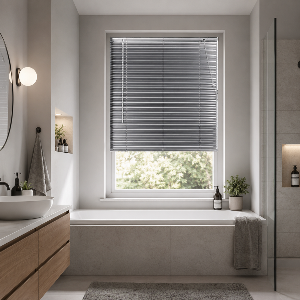 Μεταλλικό Στόρι αλουμινίου 25mm 140x140cm Γκρι MRShome