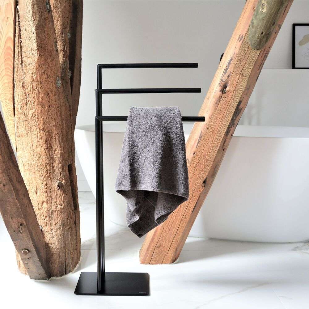 Tube black κρεμάστρα επιδαπέδια 3 θέσεων Sealskin